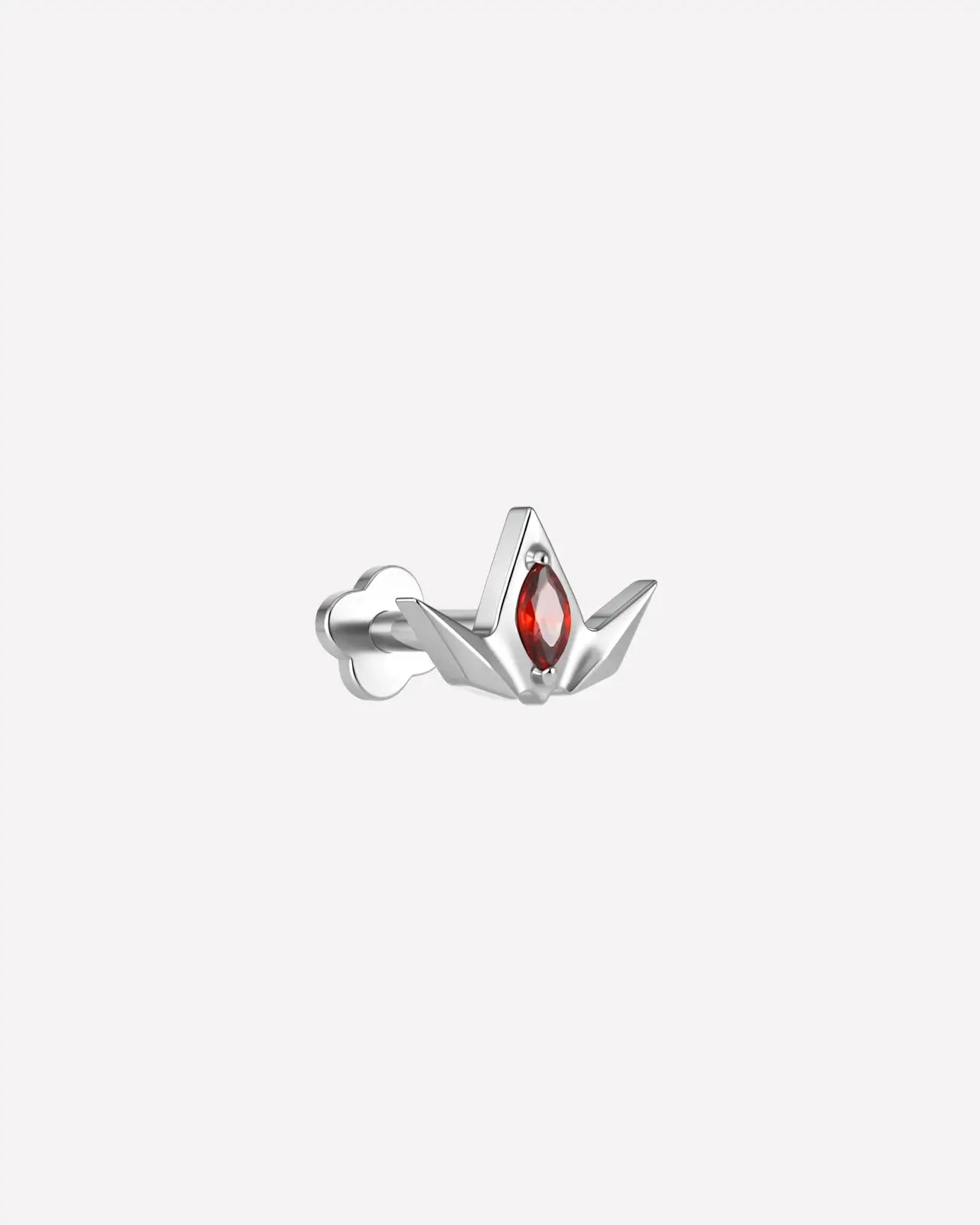 Imperial Oval Crown Flatback Stud
