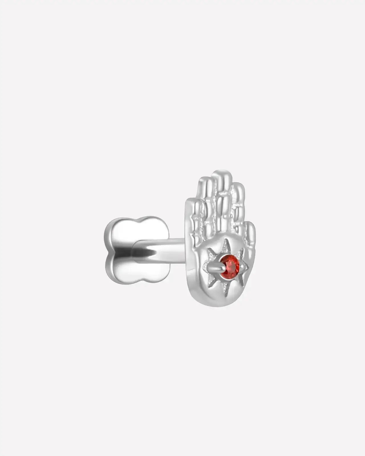 Skelett-Stern-Hand-Flatback-Ohrstecker
