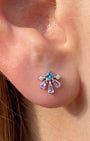 Aurora Square Fan Flatback Stud