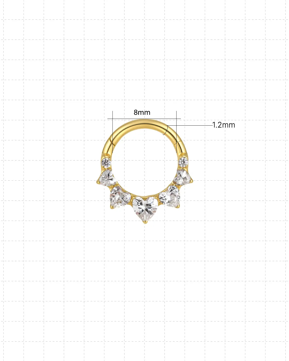 Graduated Heart Arc Clicker