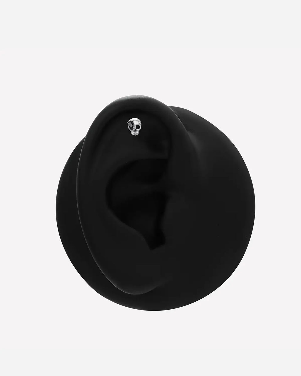 Rebellen-Schädel-Flatback-Ohrstecker
