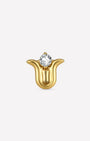 Lotus Bloom Flatback Stud