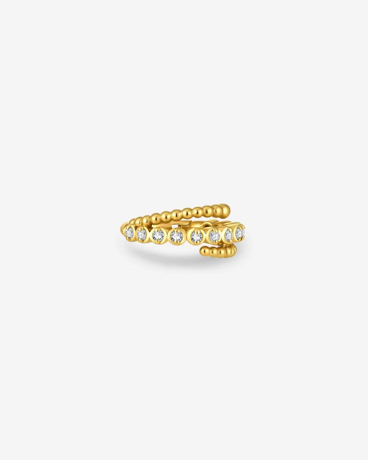 Beaded Pavé Spiral Clicker