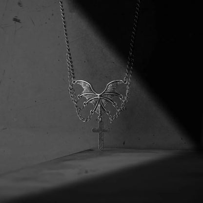 MYSTIC CROSS WINGS NECKLACES