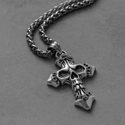 SKULL CROSS NECKLACES