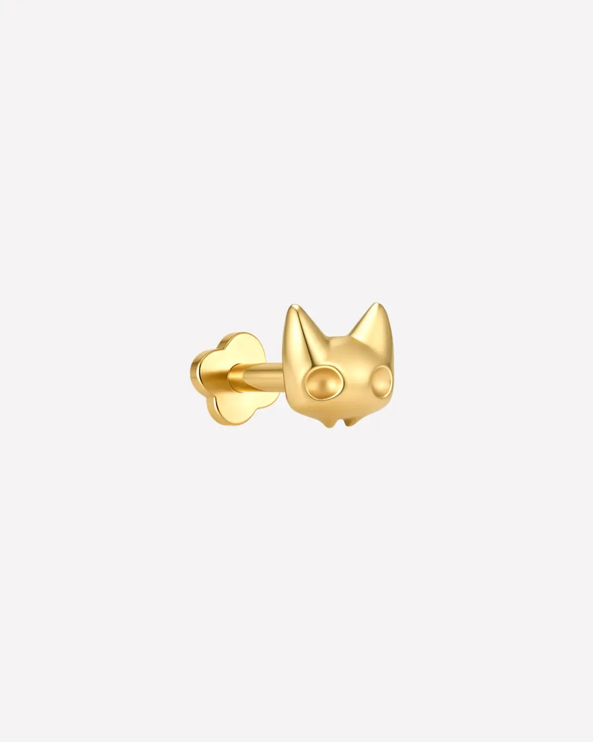 Midnight Cat Flatback Stud