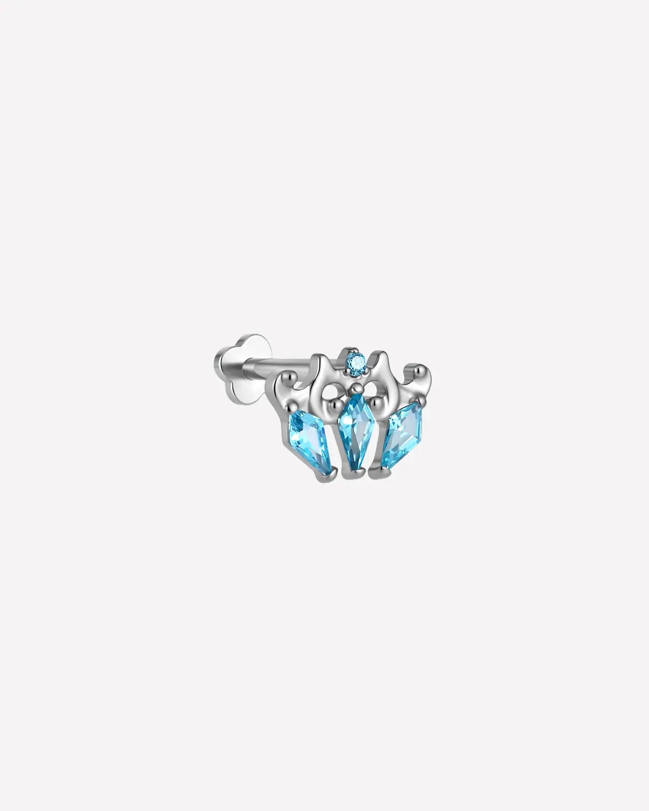 Ocean Crown Flatback Stud