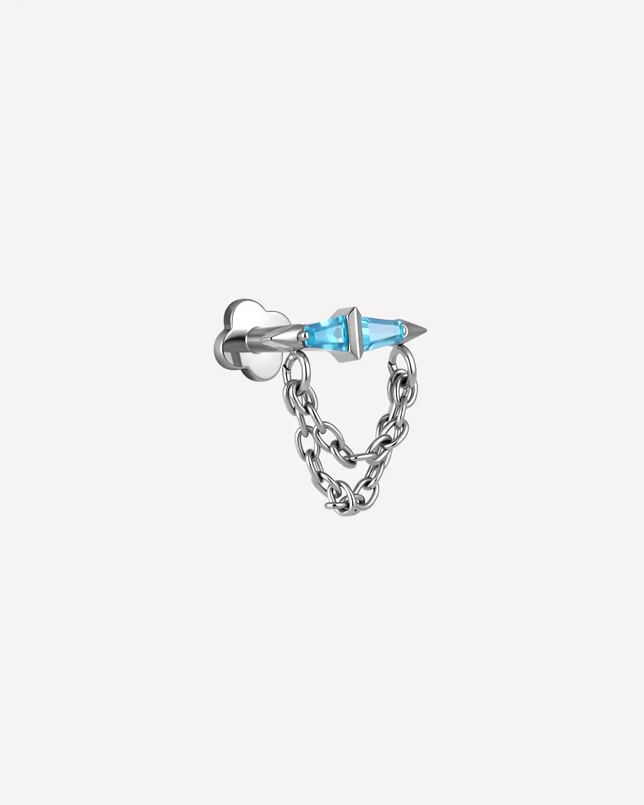 Prism Spike Drape Flatback Stud