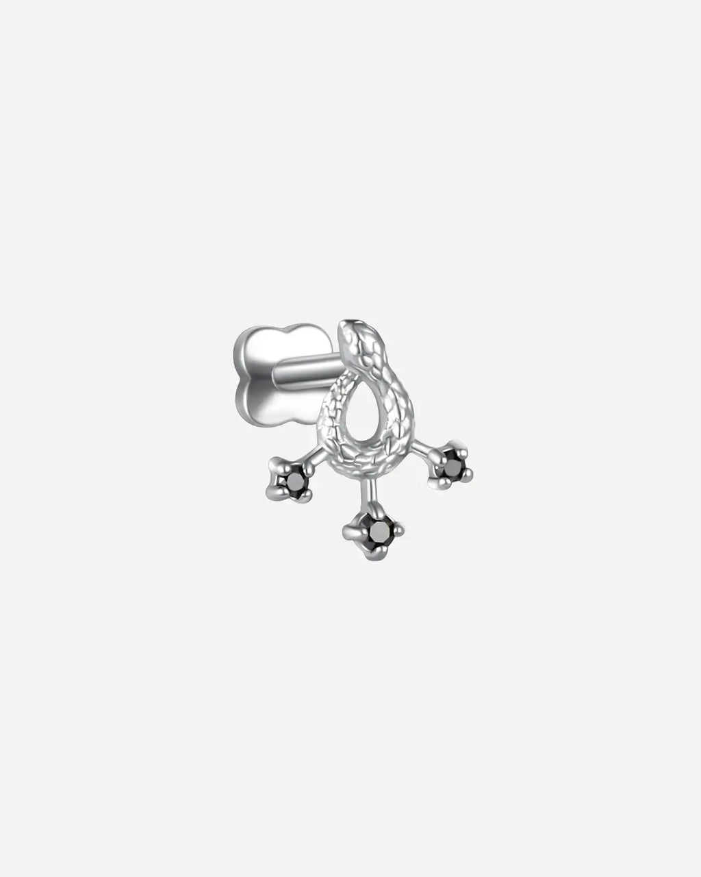 Königlicher gewundener Schlangendreizack-Flatback-Stecker