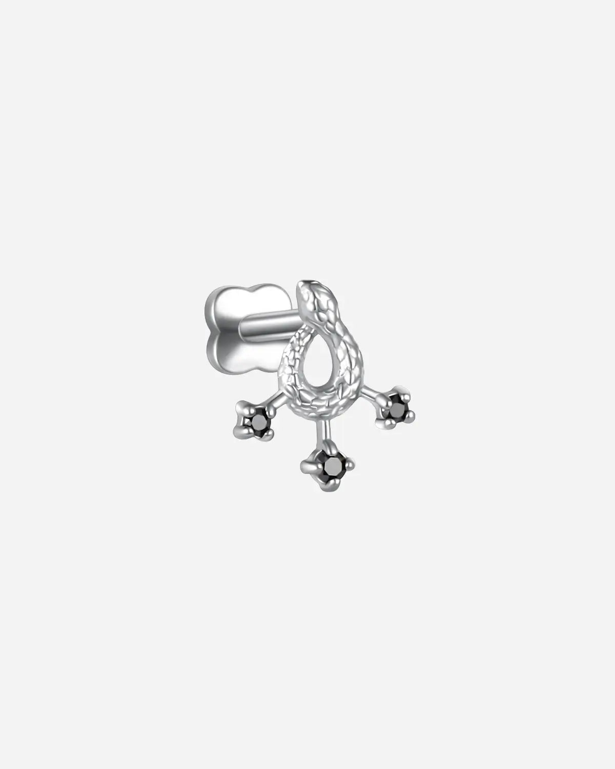 Königlicher gewundener Schlangendreizack-Flatback-Stecker