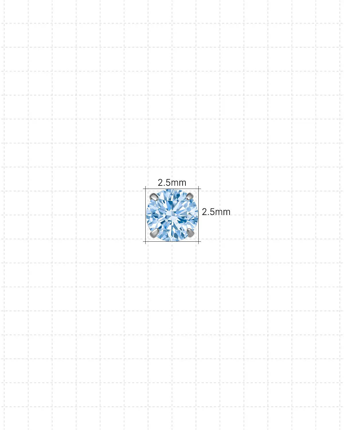 Brillanter Moissanit Solitaire Flatback Stud