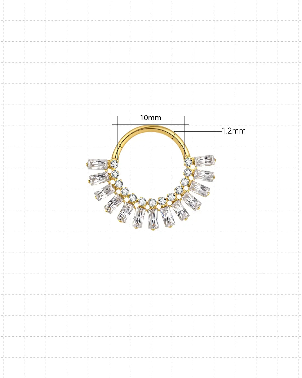 Baguette Sunburst Clicker