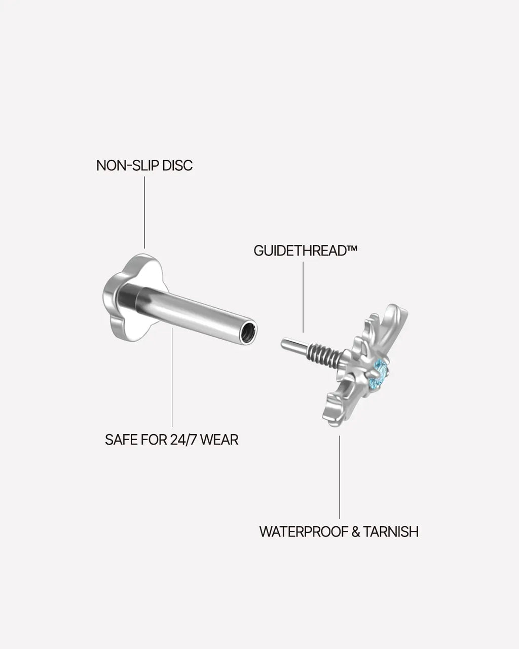 Branch Bloom Flatback-Ohrstecker