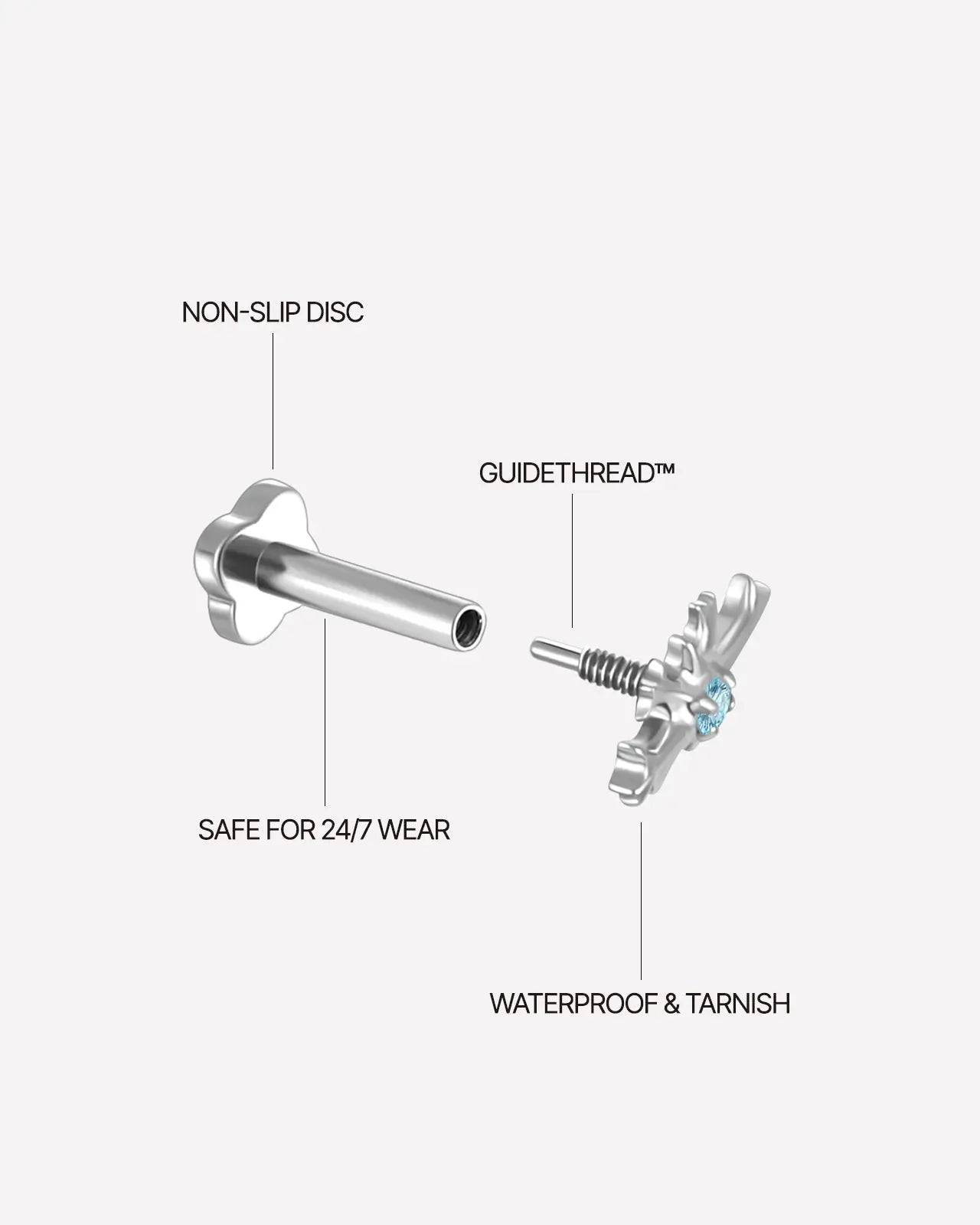 Branch Bloom Flatback Stud