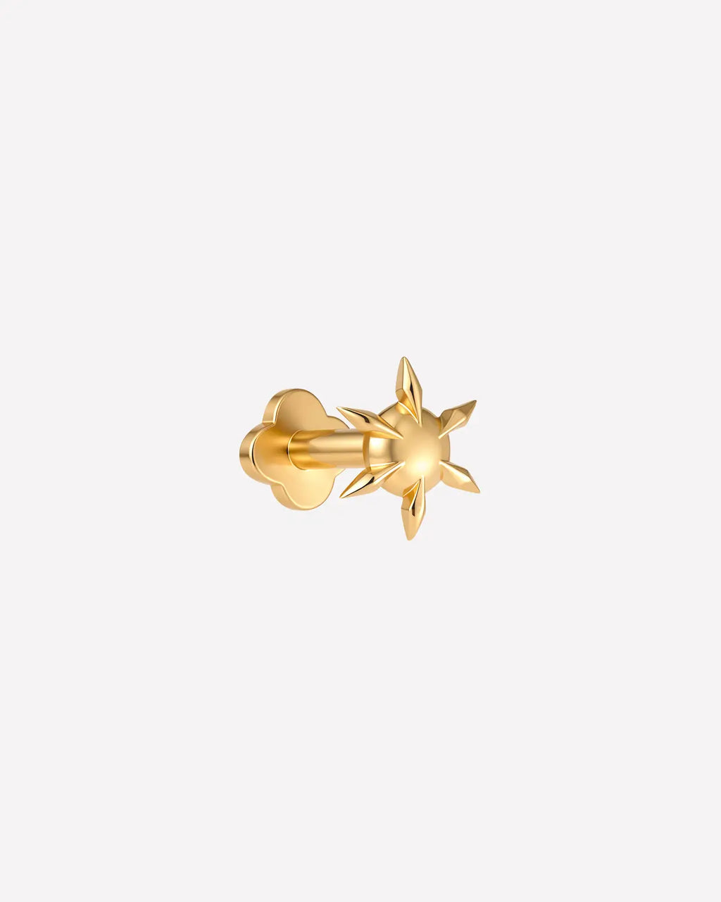Sunburst Spike Flatback Stud