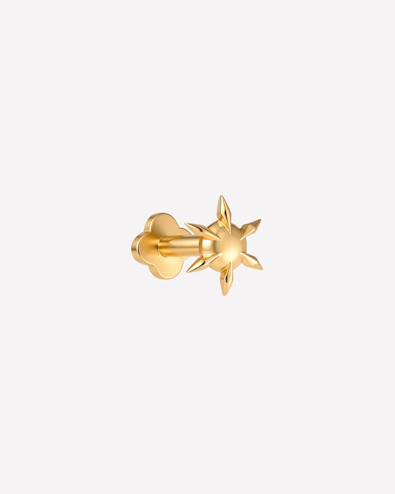 Sunburst Spike Flatback Stud