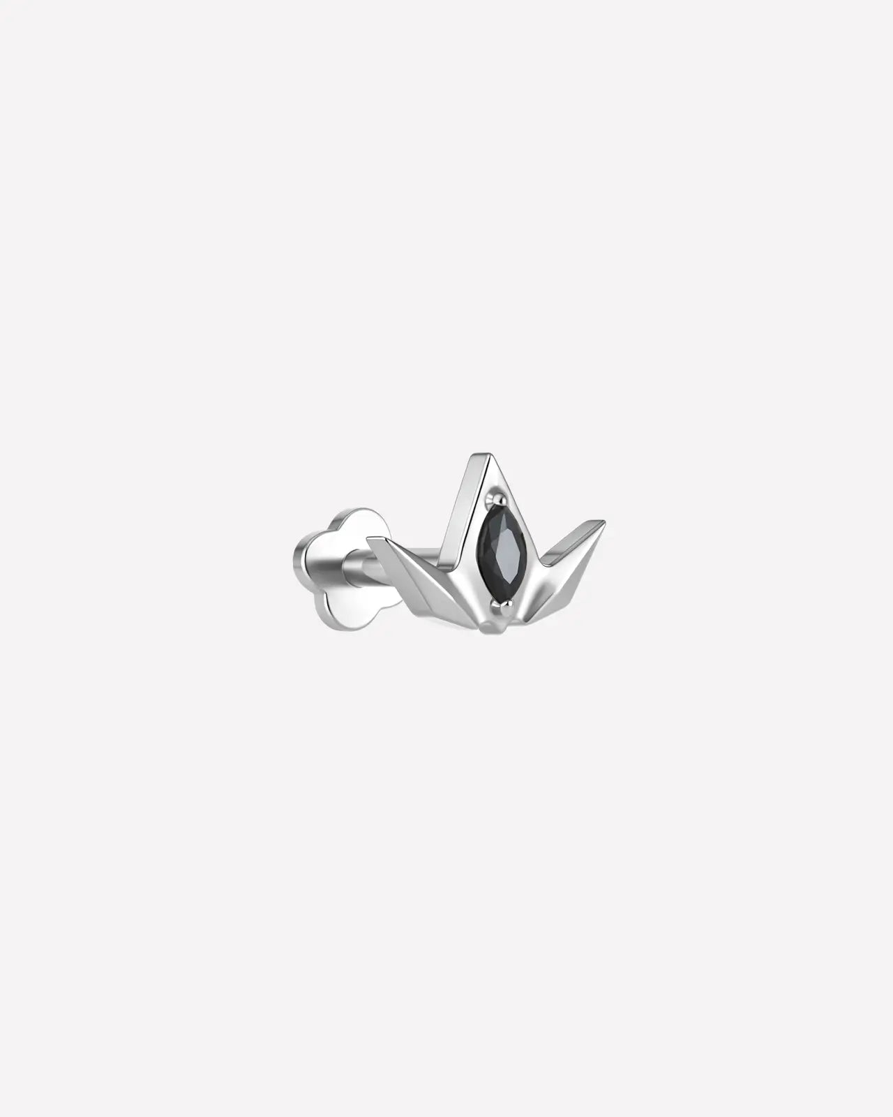 Imperial Oval Crown Flatback Stud