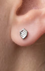 Pentagon Starflower Flatback Stud