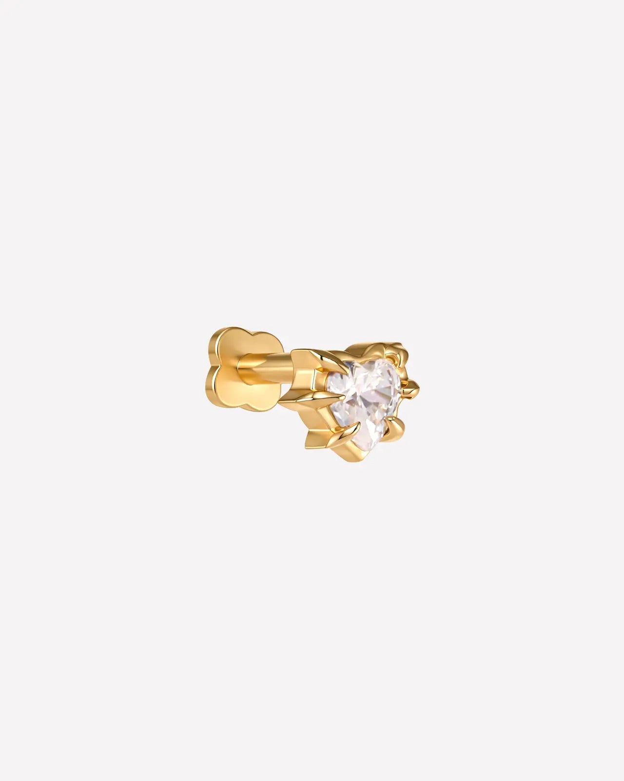 Heart Of Life Flatback Stud