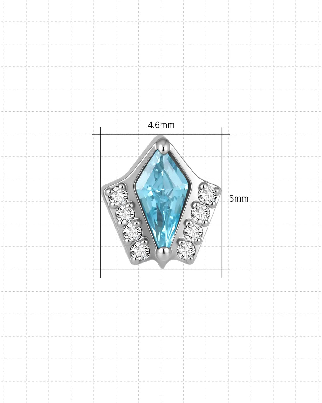 Valkyrie Shield Flatback Stud