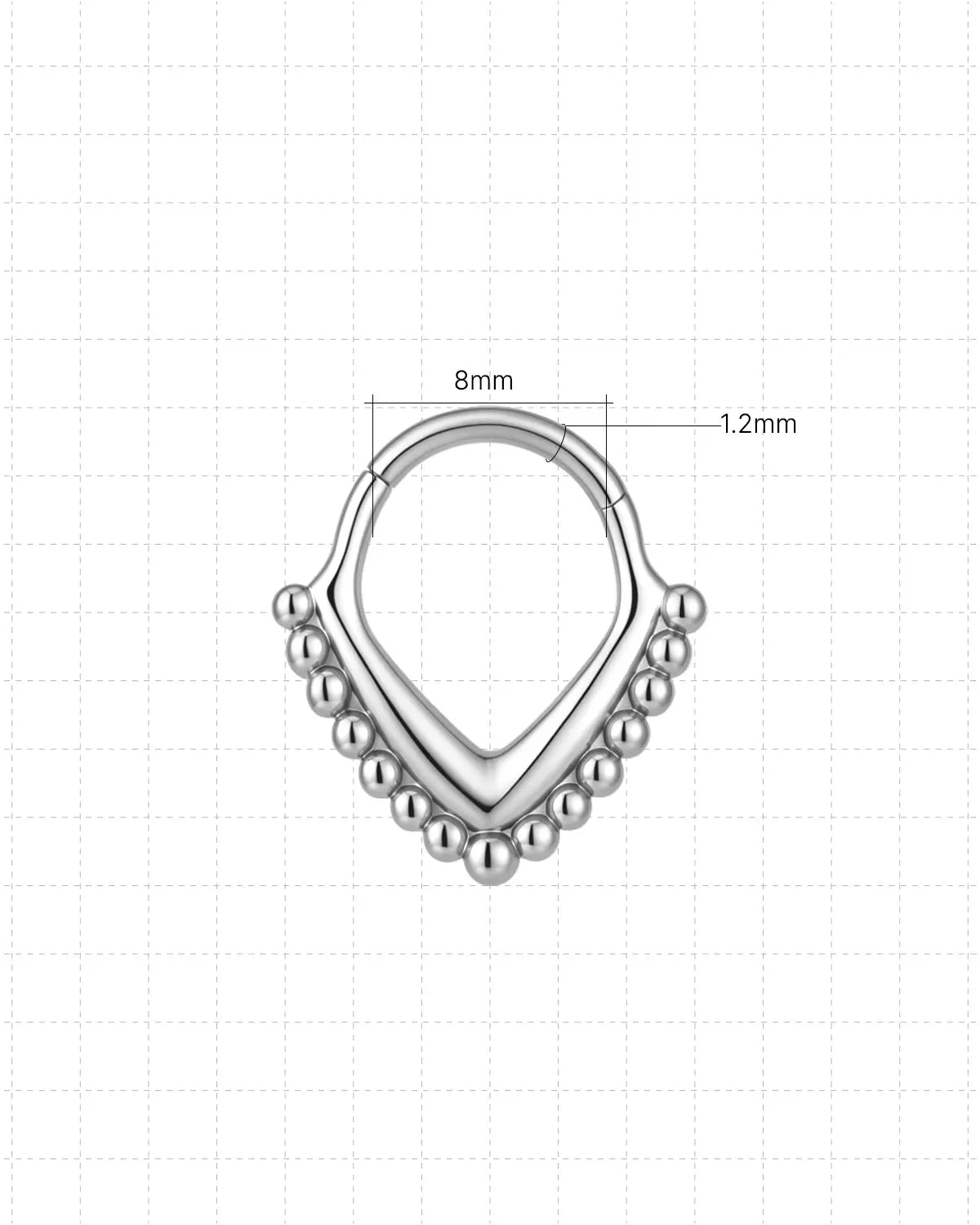Beaded Chevron Clicker