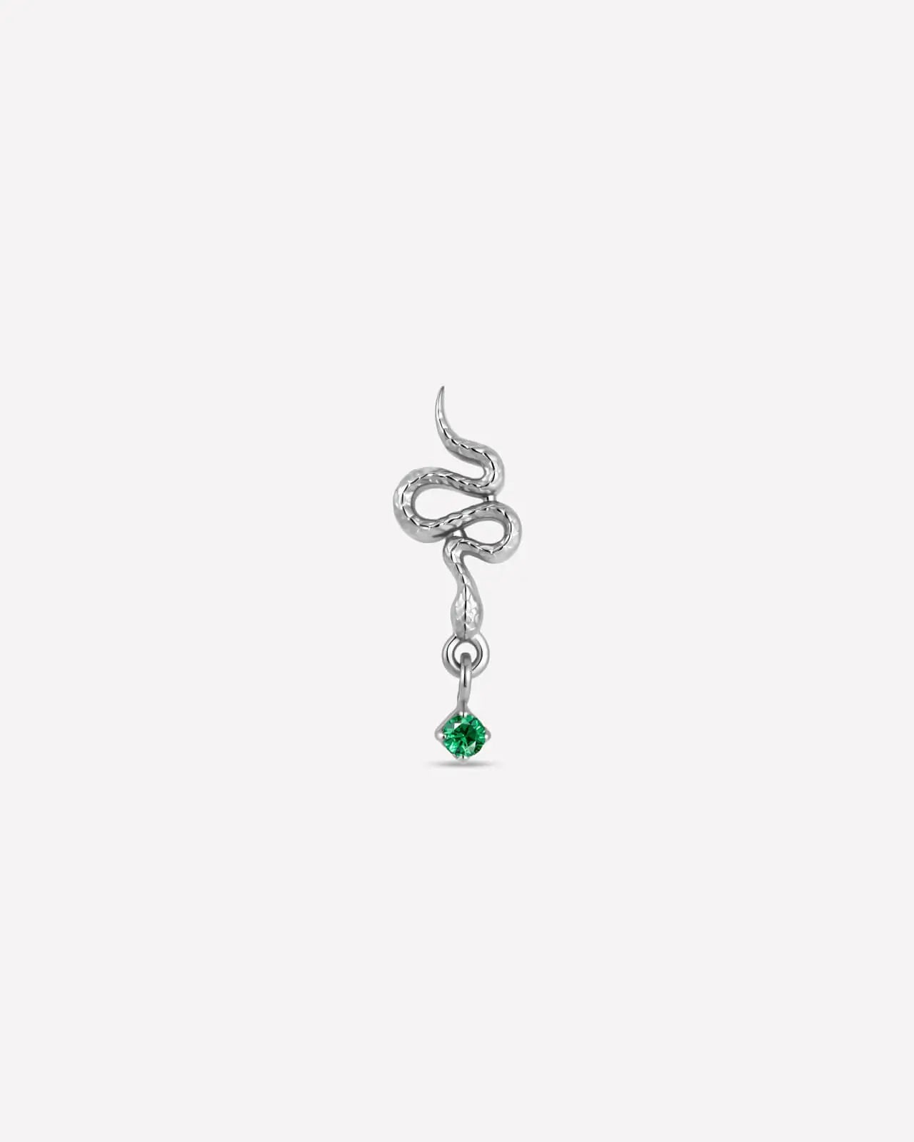 Serpent Drop Flatback Stud