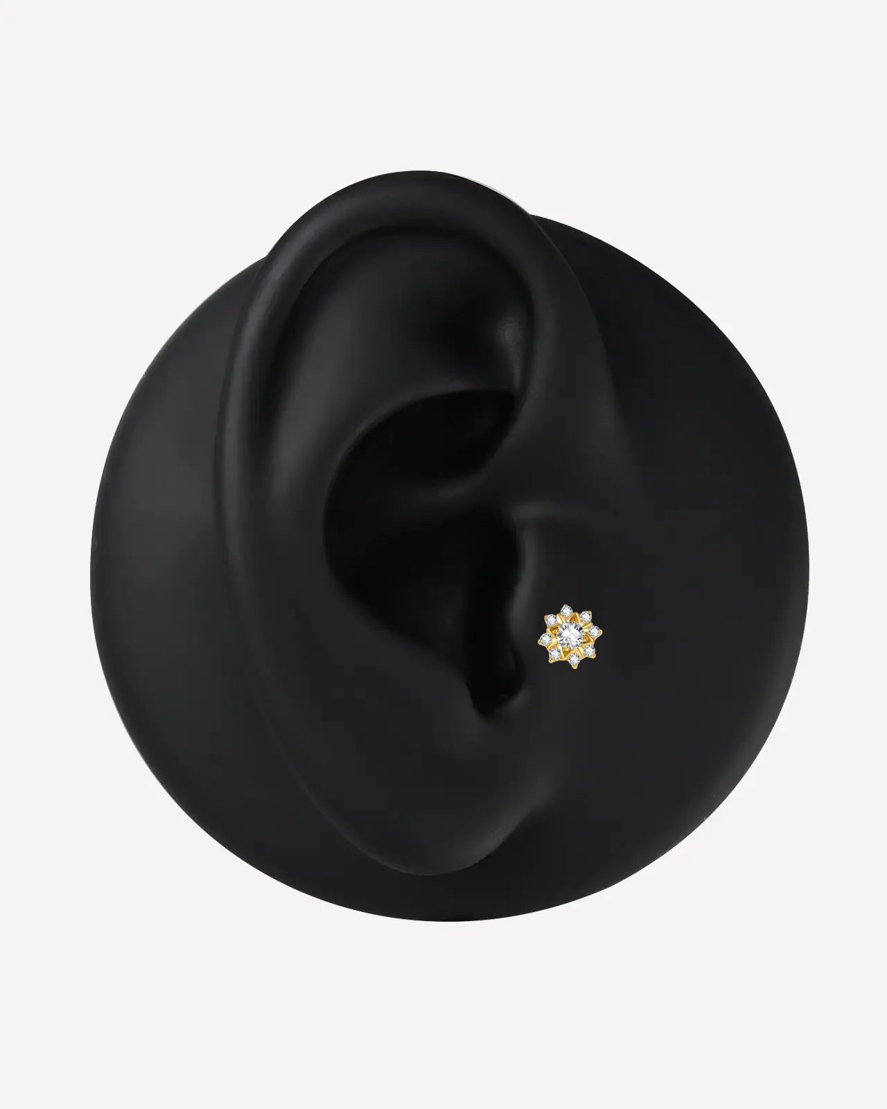Radiant Sunburst Flatback Stud