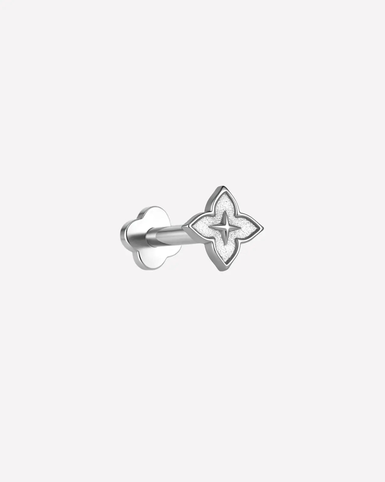 Quatrefoil Starburst Flatback Stud