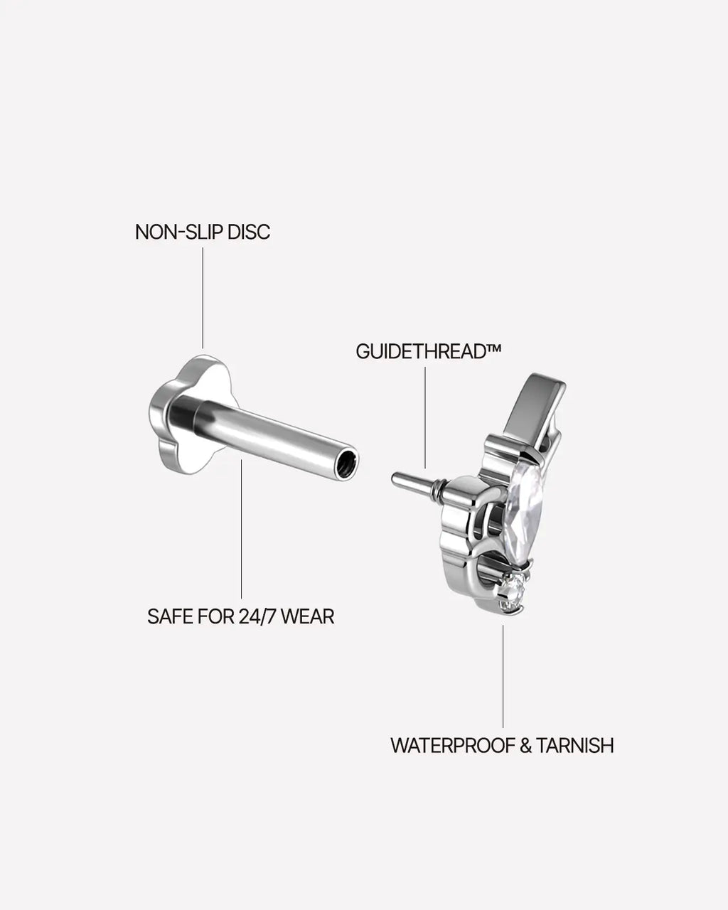 Ätherischer Kobold Ovaler Flatback-Stecker