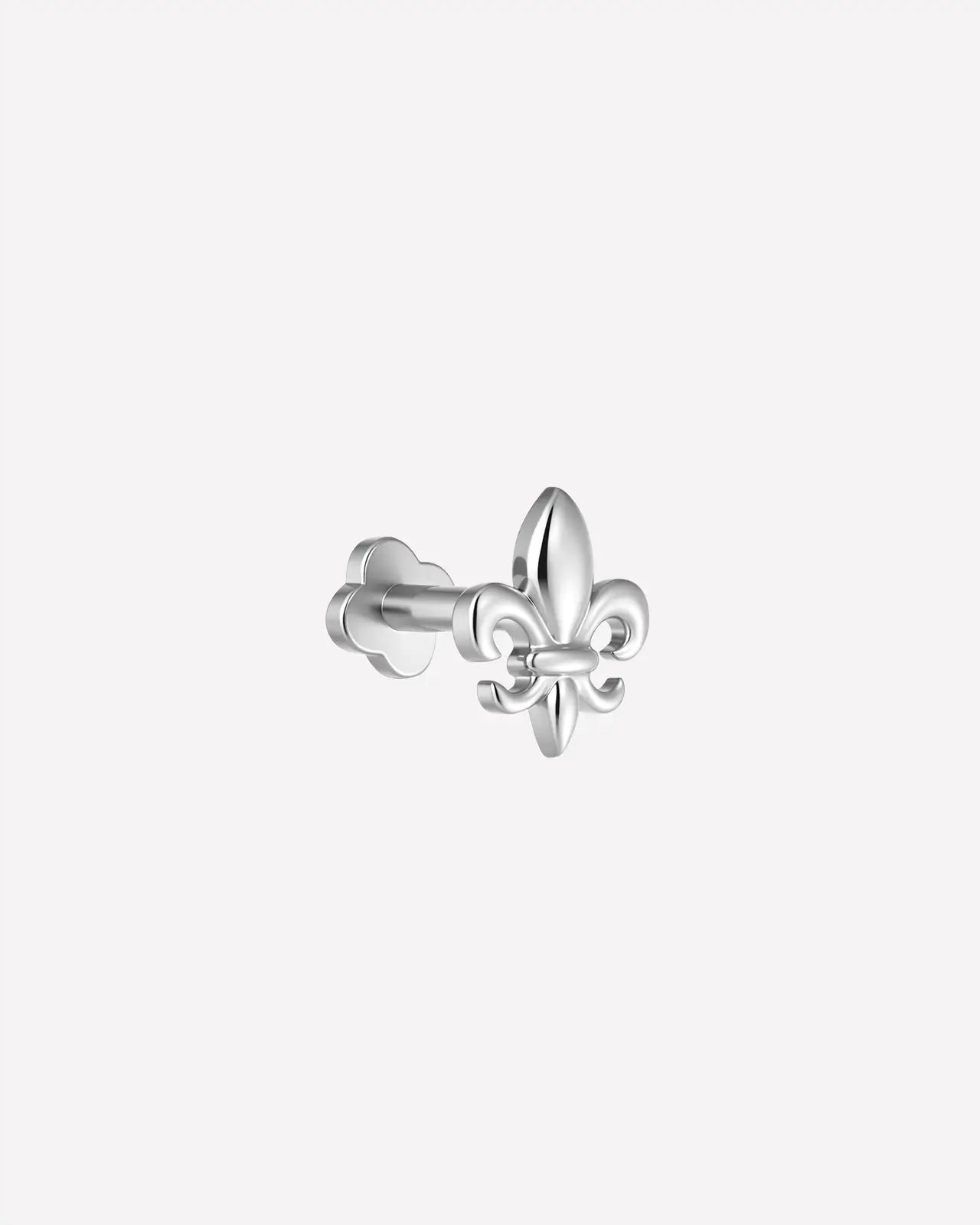 Heraldische Fleur-de-Lis Flatback-Ohrstecker