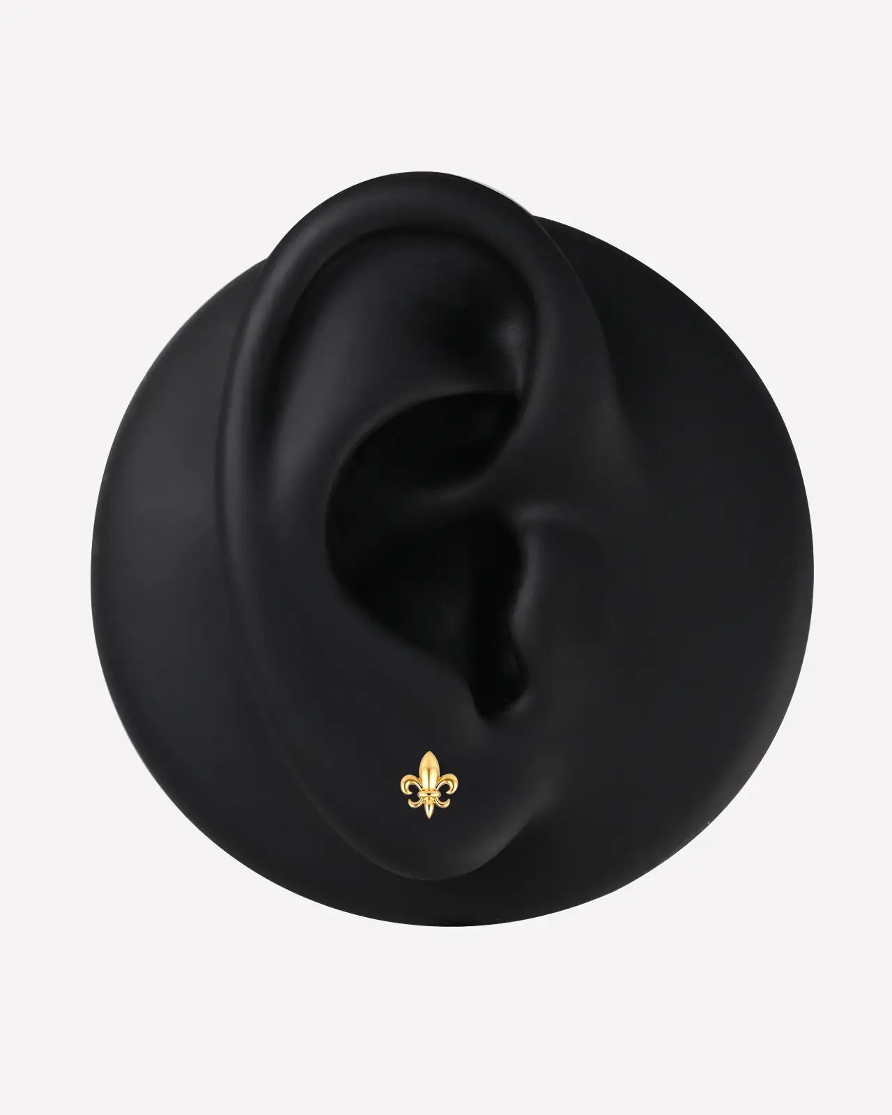 Heraldic Fleur-De-Lis Flatback Stud