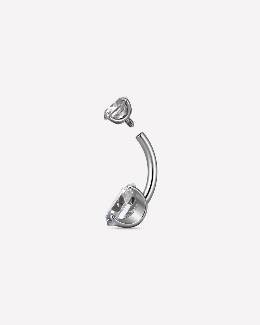 Twin Radiance Belly Button Ring