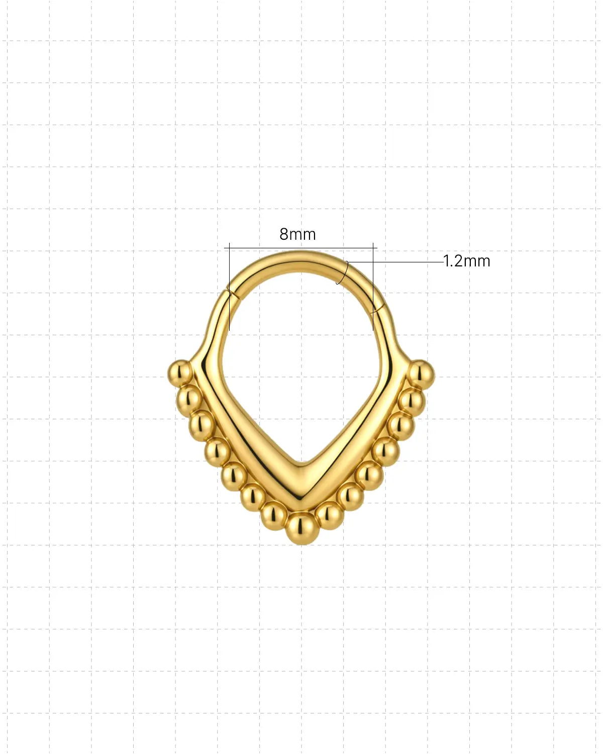 Beaded Chevron Clicker