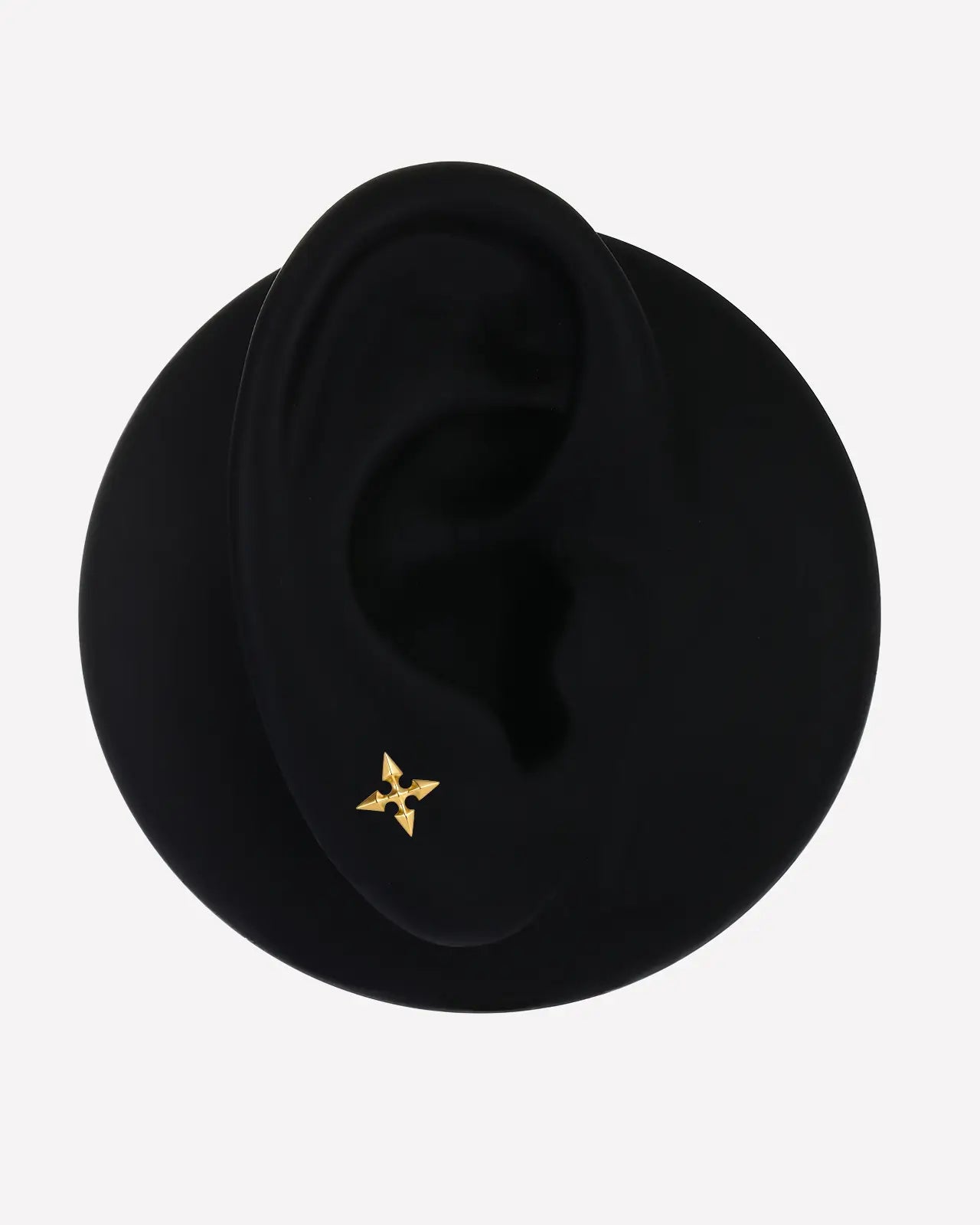 Gothic Cross Flatback Stud