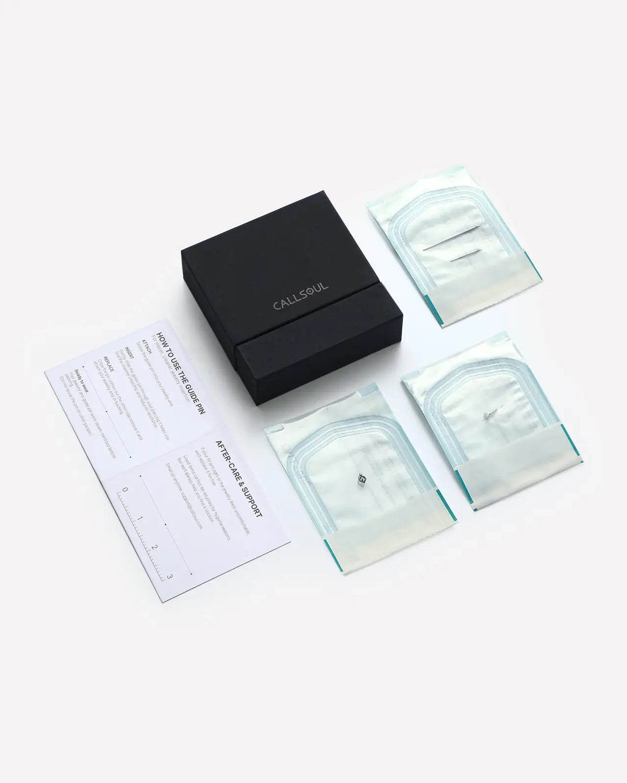 Teardrop Leaf Loop Flatback Stud