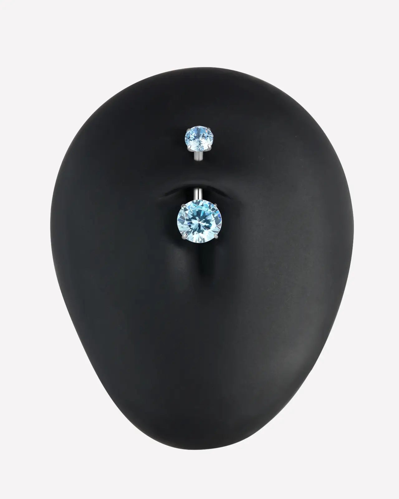 Twin Radiance Belly Button Ring