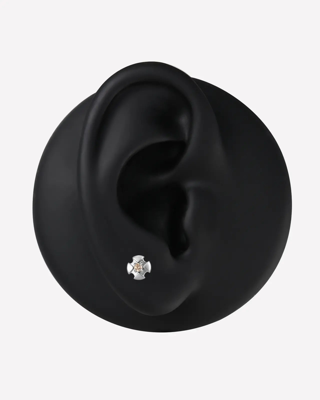 Heraldic Cross Flatback Stud