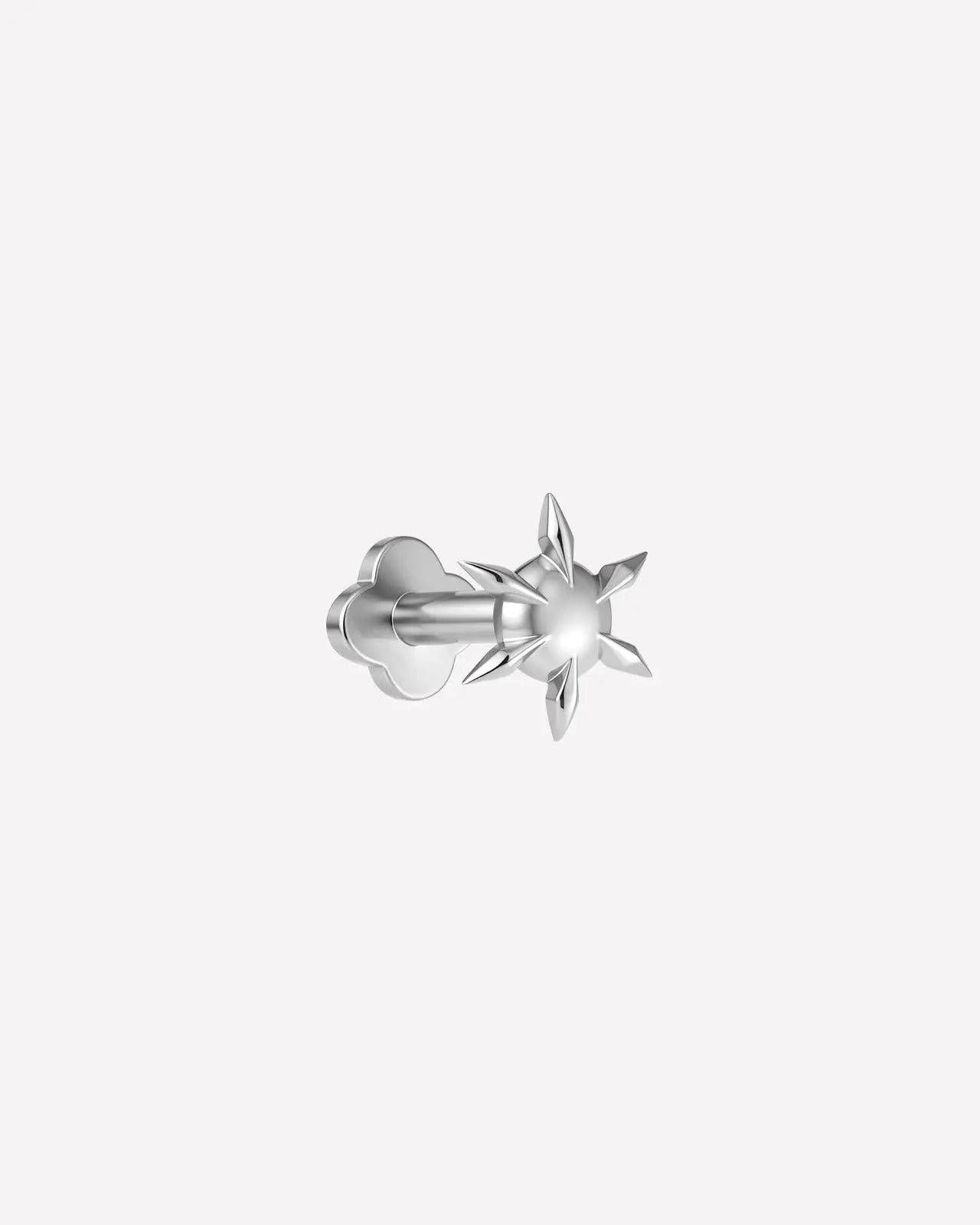 Sunburst Spike Flatback Stud