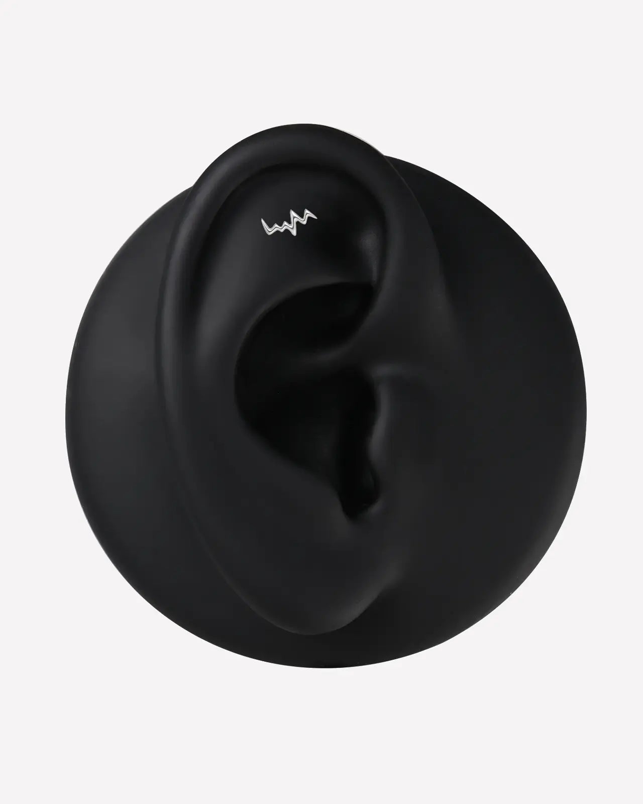 Sculpted Waveform Flatback Stud