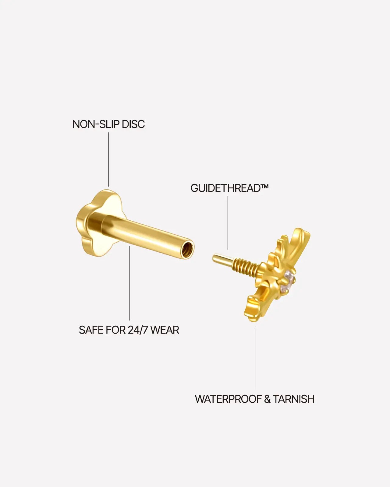 Branch Bloom Flatback Stud