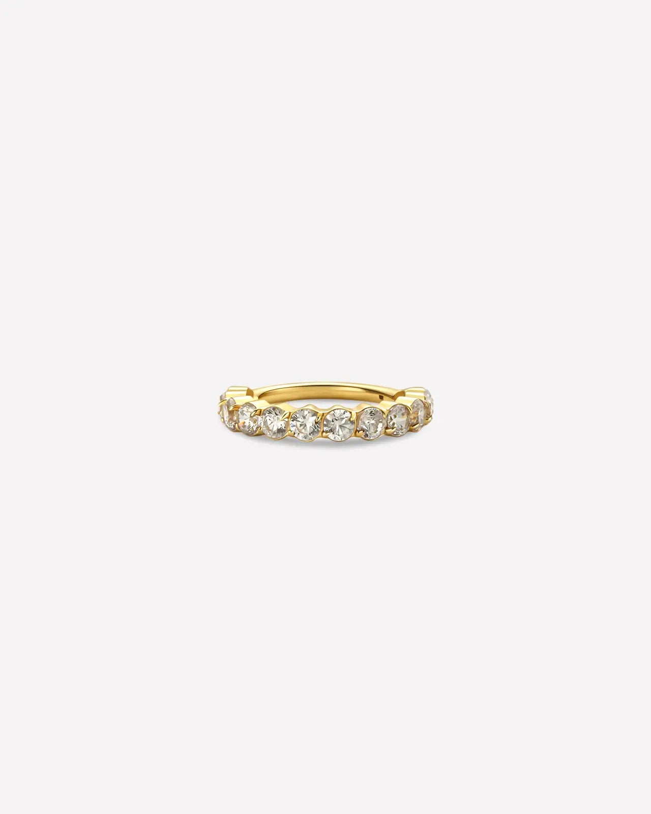 Half Pavé Eternity Clicker