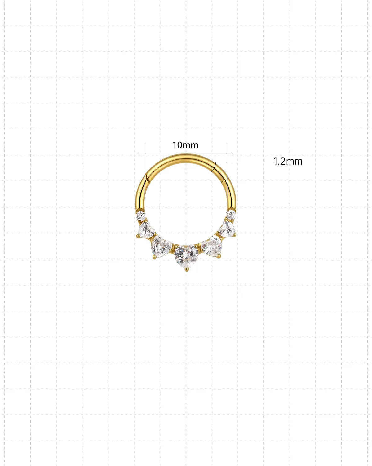 Graduated Heart Arc Clicker