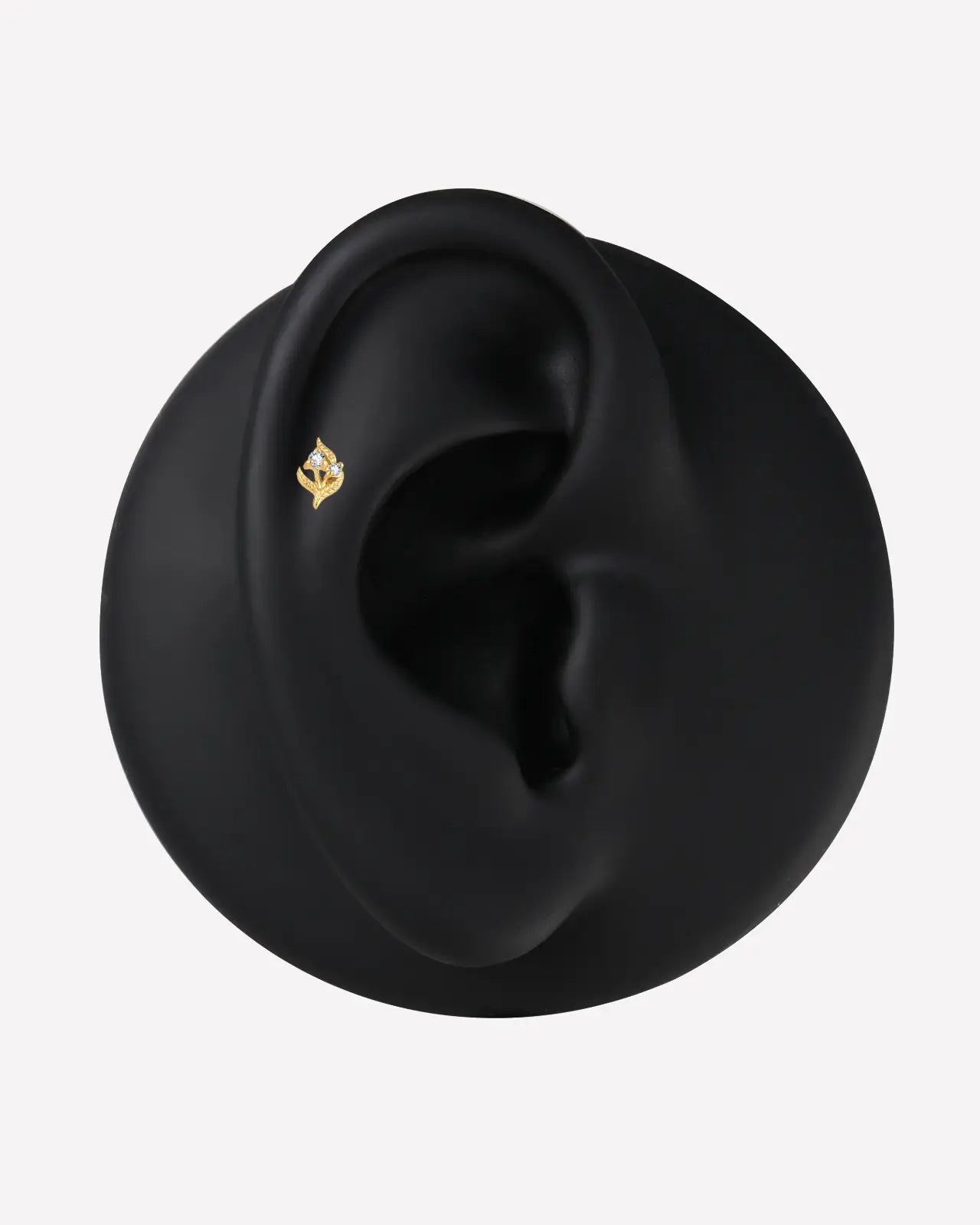 Twin Bloom Vine Flatback Stud