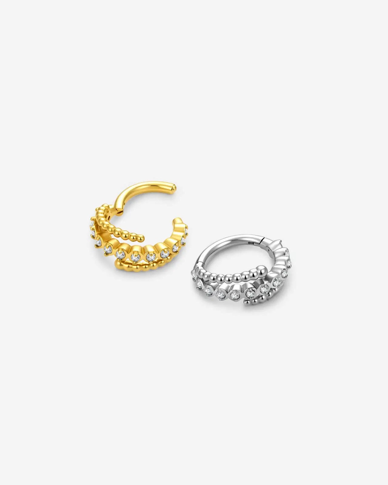 Beaded Pavé Spiral Clicker