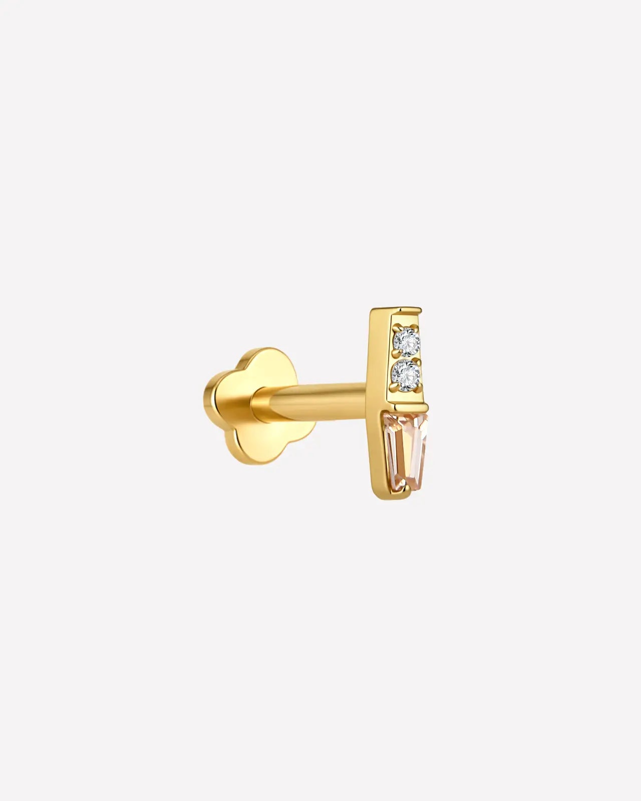 Prism Point Duo Gem Flatback Stud
