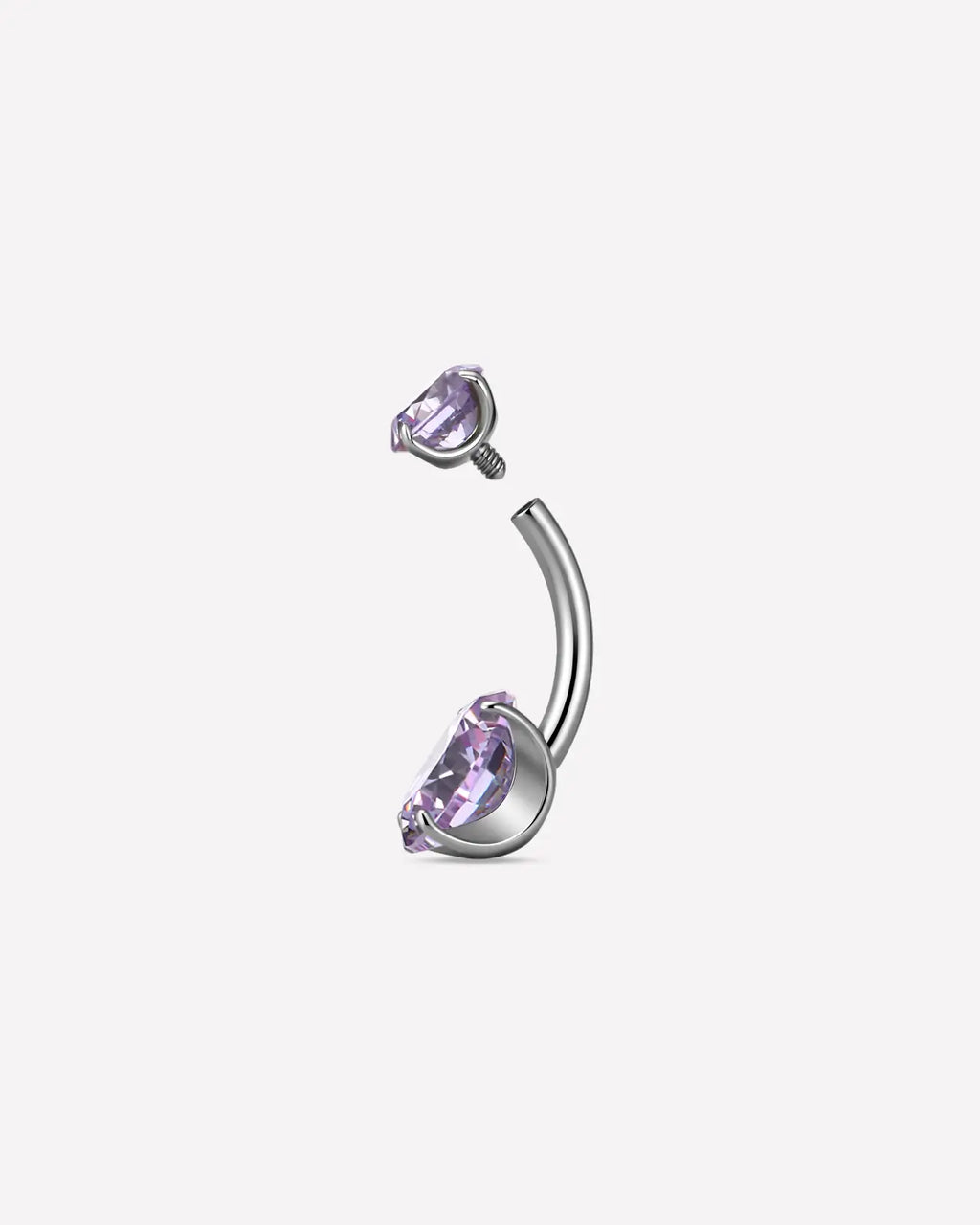 Twin Radiance Belly Button Ring