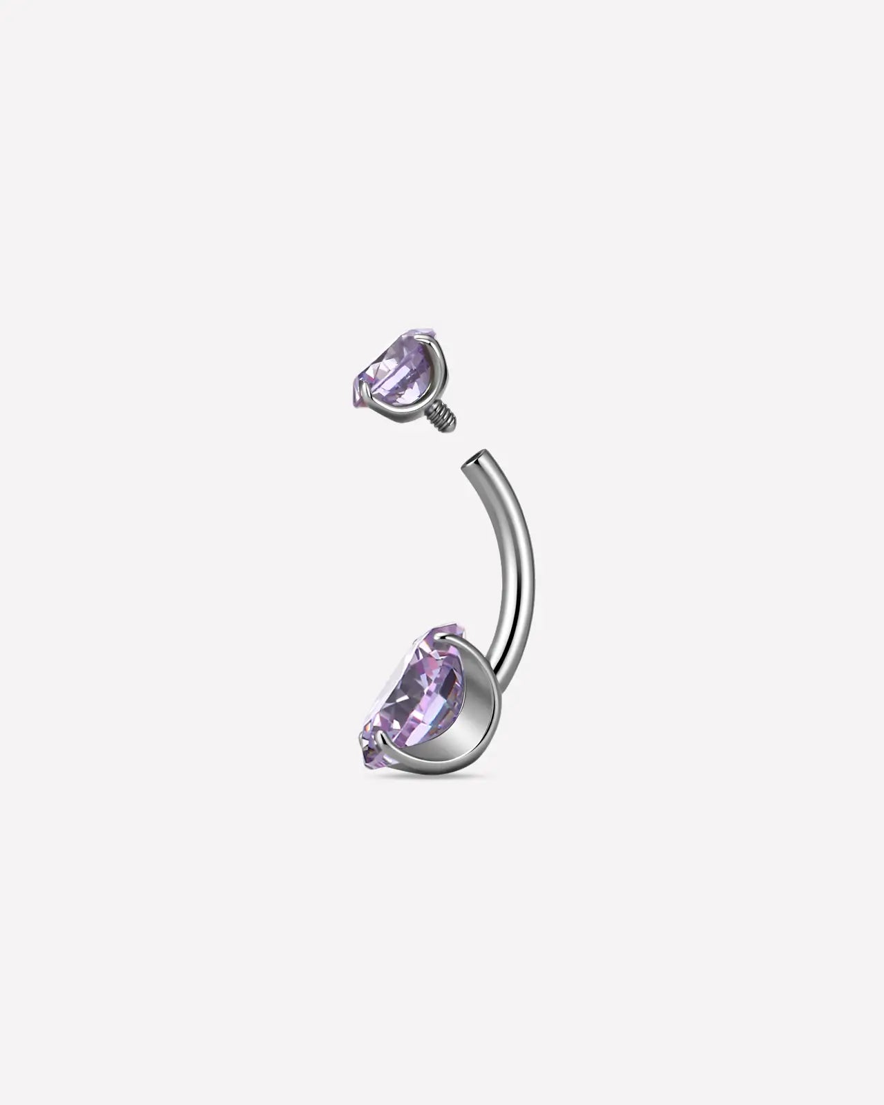 Twin Radiance Belly Button Ring