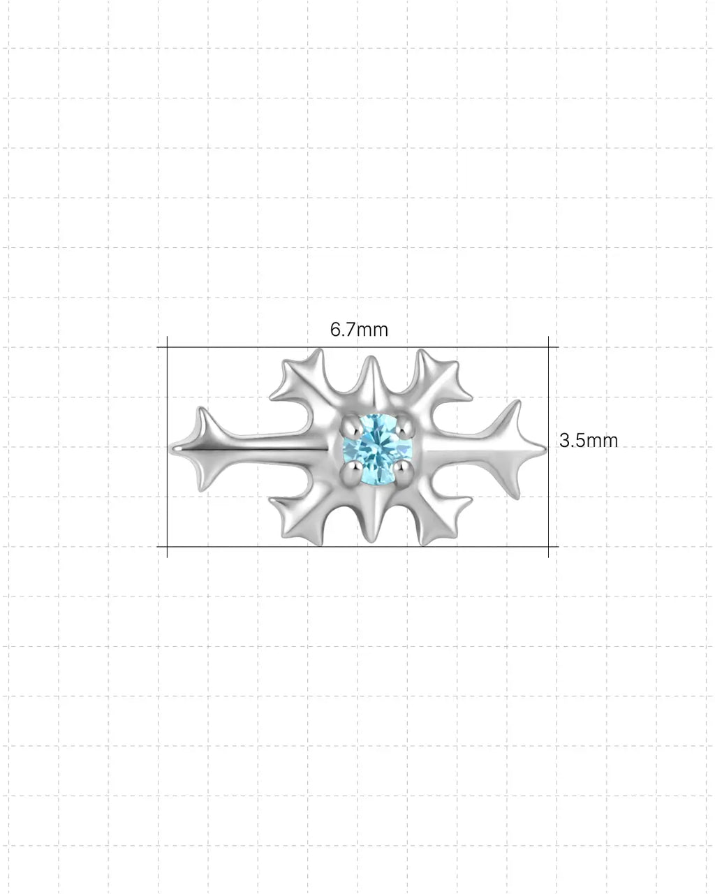 Branch Bloom Flatback-Ohrstecker