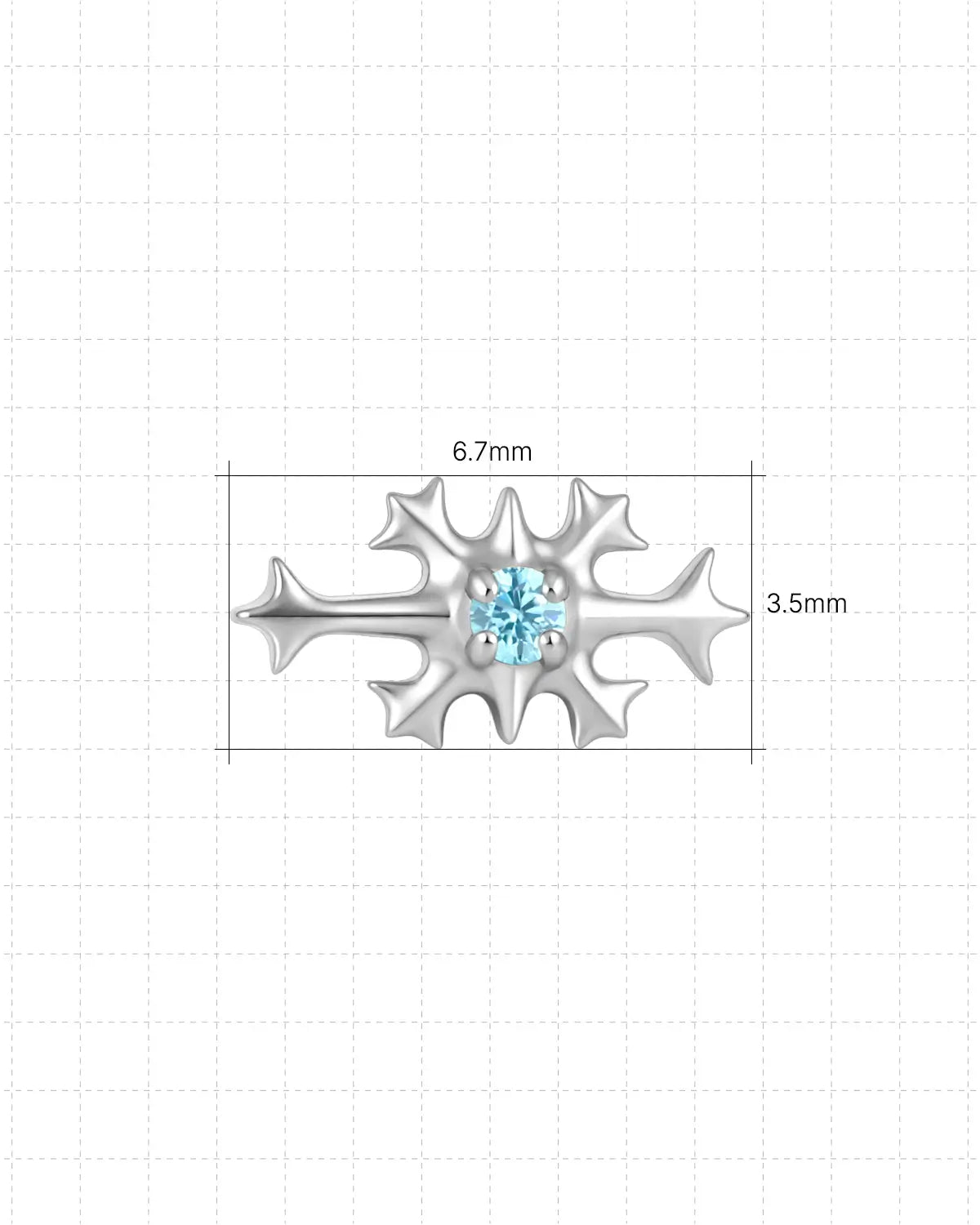Branch Bloom Flatback Stud