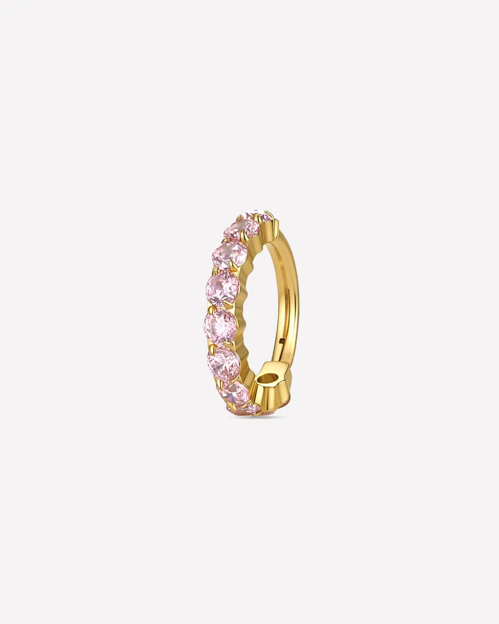 Half Pavé Eternity Clicker